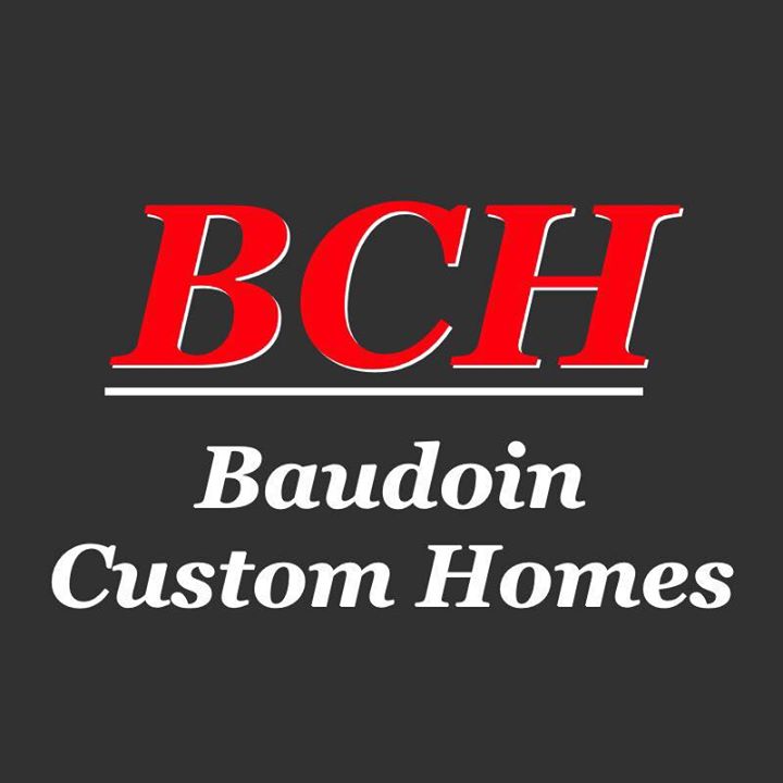 boudoin custom homes builder logo